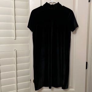 Madewell Velvet Mockneck Dress
